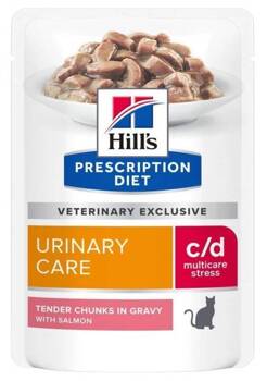 Hill's Prescrizione Dieta c/d Urinary Stress Feline Salmon 85g