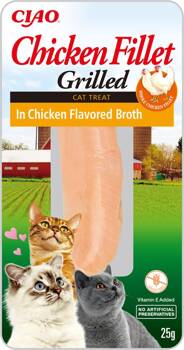 INABA  Chicken Fillet per gatto - Pollo in brodo di pollo 25g