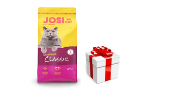 Josera JosiCat Classico sterilizzato 18kg + sorpresa per il gatto GRATIS