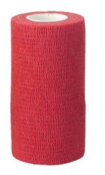 Kerbl EquiLastic benda autoadesiva, 5 cm, rosso