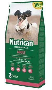 NutriCan Adult Premium Cibo per cani di tutte le razze 15kg