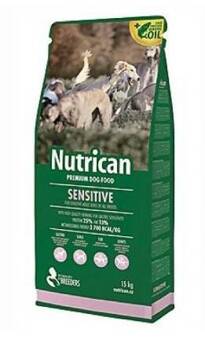 NutriCan Sensitive Alimento premium per cani con apparato digerente sensibile 15 kg