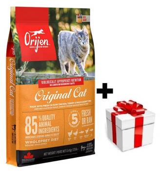 Orijen Cat & Kitten 5,4kg + sorpresa per il gatto GRATIS