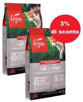 Orijen Fit & Trim Cat 2x5,4kg - 3% di sconto in un set