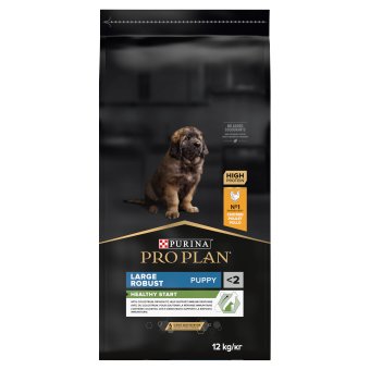 PRO PLAN Healthy Start Large Robust Puppy Food ricco di pollo 2x12kg