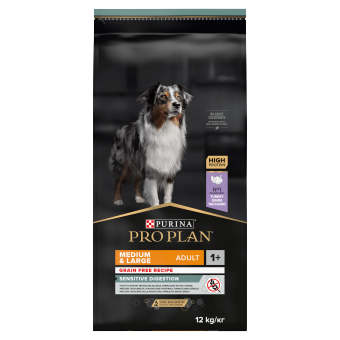 PRO PLAN Sensitive Digestion Adult cibo per cani ricco di tacchino 12 kg