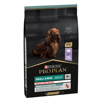 PRO PLAN Sensitive Digestion Small & Mini Adult cibo per cani ricco di tacchino 7 kg