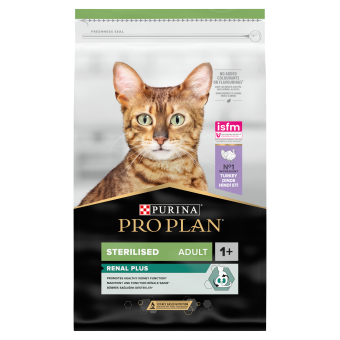 PRO PLAN Sterilised Renal turkey-rich cibo per gatti 2x10kg