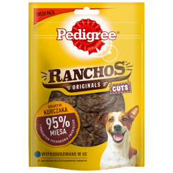 Pedigree Ranchos Originals Cuts Adult Dog Treat con Pollo 65g