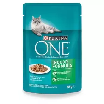 Purina One Cat Indoor con Tonno e fagiolini 85g