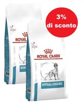 ROYAL CANIN Hypoallergenic 2x7kg - 3% di sconto in un set