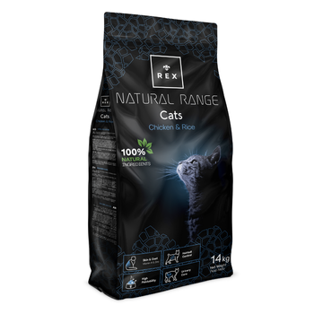 Rex Natural Range Cats Chicken & Rice 14 kg