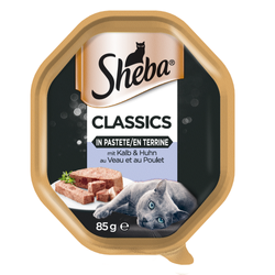Sheba Classics Con vitello e pollo 85g