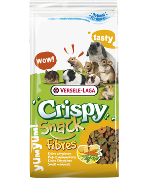 VERSELE-LAGA Crispy Snack Fibre 650g - miscela complementare per conigli e roditori
