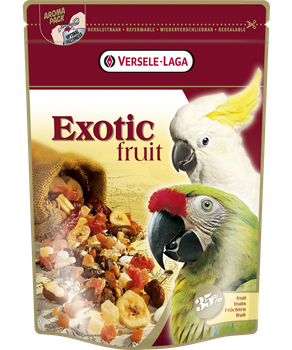 VERSELE-LAGA Exotic Fruit - Cibo con frutta per grandi pappagalli 600g
