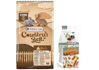 Versele-Laga Country's Best Cuni Fit Plus 20kg + bocconcini 50g