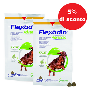 Vetoquinol Flexadin Advanced 2x30pc - 5% di sconto in un set