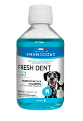 Zolux Francodex Fresh Dent Liquido per l'igiene orale per cani e gatti 250ml